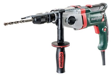 Metabo 600785500 Schlagbohrmaschine SBEV 1300-2 | Schnellspannfutter Futuro Plus, Handgriff, Anschlag, Koffer | VTC Vollwellenelektronik / Rechts-Linkslauf (1300 W / 44 Nm / Drehzahl 0 - 3100 /min) - 1