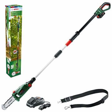 Bosch Akku Hochentaster UniversalChainPole 18 (Akku, Ladegerät, Karton, 18 Volt System, 2,5 Ah) - 1