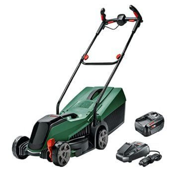 Bosch Akku-Rasenmäher CityMower 18V-32-300 (18 Volt, 1x Akku 4,0 Ah, Schnittbreite: 32 cm, Rasenflächen bis 300 m², im Karton) - 1