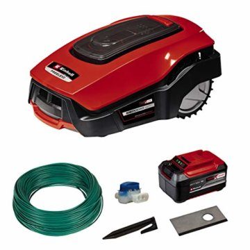 Einhell 4326368 Mähroboter FREELEXO 1200 LCD BT (für bis zu 1200 m², Multizonen-Mäher, Bluetooth App-Steuerung, für Steigungen bis 35%, inkl. PXC-Akku und Installationszubehör) - 1