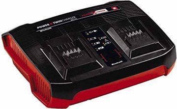 Einhell GE-CM 36/43 Akku-Rasenmäher Li M Kit Power X-Change (Li-Ion, 36 V, 43 cm Schnittbreite, 6x Höhenverstellung, inkl. 2 x 5,2 Ah-Akku und Twincharger) - 4
