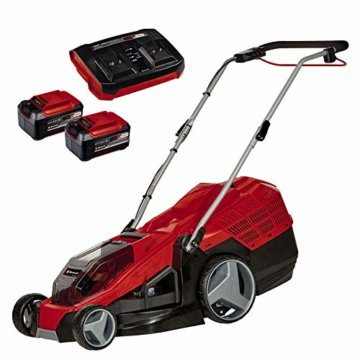 Einhell GE-CM 36/43 Akku-Rasenmäher Li M Kit Power X-Change (Li-Ion, 36 V, 43 cm Schnittbreite, 6x Höhenverstellung, inkl. 2 x 5,2 Ah-Akku und Twincharger) - 1