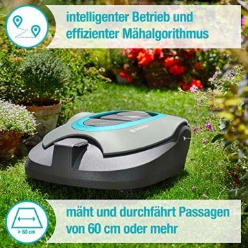 Gardena smart system Set: Mähroboter smart SILENO+ bis zu 2000 m² Rasenfläche, steuerbar per smart App, geräuscharm, Spiralmähfunktion, inkl. smart Gateway (19065-60) - 4