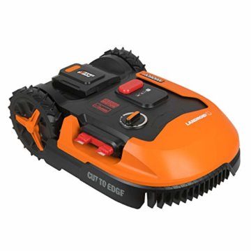 WORX Landroid L WR147E Mähroboter/Akkurasenmäher für Gärten bis 1000 qm schwimmendes Mähdeck besonders leise - 1