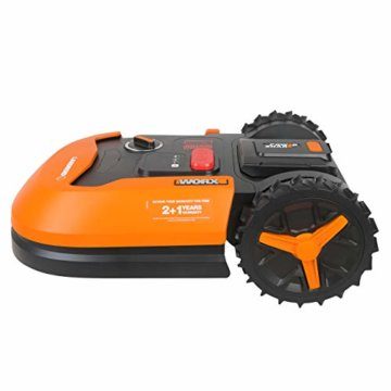 WORX Landroid L WR147E Mähroboter/Akkurasenmäher für Gärten bis 1000 qm schwimmendes Mähdeck besonders leise - 10