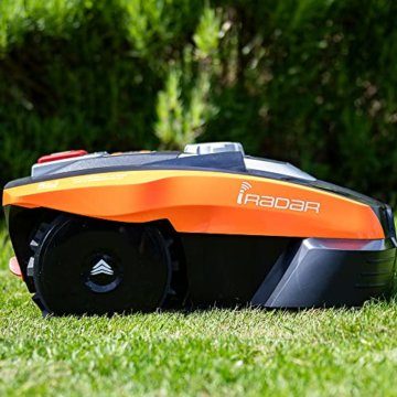 Yard Force Mähroboter COMPACT 400Ri bis zu 400 qm - Selbstfahrender Rasenmäher Roboter mit WLAN-Verbindung, App-Steuerung, iRadar Ultraschallsensor, Kantenschneide-Funktion und bürstenloser Motor - 3