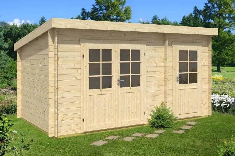 Gartenhaus Holz Pultdach