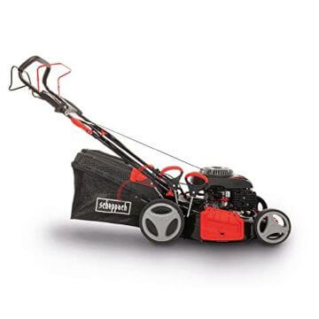 Scheppach Benzin Rasenmäher MS225-53E mit E-Start | Radantrieb | 7PS | 53 cm Schnittbreite | 7-fache Schnitthöhenverstellung | 65 Liter Fangkorb | Reinigungsfunktion | Mulchfunktion | Seitenauswurf - 3