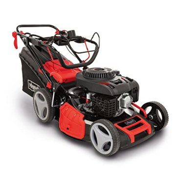 Scheppach Benzin Rasenmäher MS225-53E mit E-Start | Radantrieb | 7PS | 53 cm Schnittbreite | 7-fache Schnitthöhenverstellung | 65 Liter Fangkorb | Reinigungsfunktion | Mulchfunktion | Seitenauswurf - 5