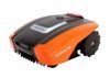 Yard Force Mähroboter EasyMow260 für geeignet für bis zu 260 qm-Selbstfahrender Rasenmäher Roboter, Bedienung und einfach zu bedienen, 30% Steigung 2,0 Ah Lithium-Ionen Akku, 20 V, schwarz/orange - 1