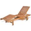 Hecht Sonnen-Liege Resort A Lounger Gartenliege aus Akazienholz - 1