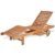 Hecht Sonnen-Liege Resort A Lounger Gartenliege aus Akazienholz - 1