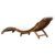 vidaXL Akazienholz Massiv Sonnenliege Klappbar Gartenliege Liegestuhl Holzliege Liege Gartenmöbel Saunaliege Relaxliege Strandliege Braun - 8