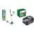 Bosch Akku Rasentrimmer UniversalGrassCut 18V-260 (1x Akku 2,0 Ah, 18 Volt System, Schnittkreisdurchmesser: 26 cm, verstellbare Handgriffe, im Karton) & Bosch Akku Pack PBA 18V 4.0Ah W-C - 1
