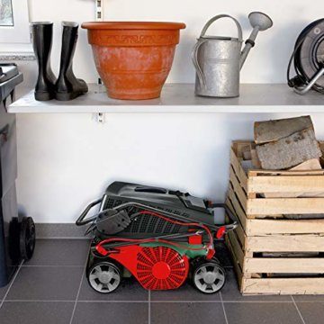 Bosch Elektro Vertikutierer UniversalVerticut 1100 (1.100 W, Arbeitsbreite: 32 cm, Fassungsvermögen der Fangbox: 50 l, im Karton), Neues Design | Klassisch grün - 7