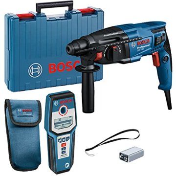 Bosch Professional Bohrhammer GBH 2-21 + Bosch Professional digitales Ortungsgerät GMS 120 - 1