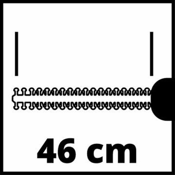 Einhell Akku Heckenschere GE-CH 1846 Li Set Power X-Change (18 V, 46 cm Schnittlänge, 15 mm Zahnabstand, ergonomischer Griff, inkl. 2,0 Ah Akku und Ladegerät) - 11