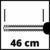 Einhell Akku Heckenschere GE-CH 1846 Li Set Power X-Change (18 V, 46 cm Schnittlänge, 15 mm Zahnabstand, ergonomischer Griff, inkl. 2,0 Ah Akku und Ladegerät) - 11