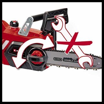 Einhell Akku-Kettensäge GE-LC 18/25 Li-Solo Power X-Change (Lithium-Ionen, 18V, OREGON Qualitätsschwert/-kette, Rückschlagschutz, Kettenfangbolzen, ohne Akku und Ladegerät) - 7