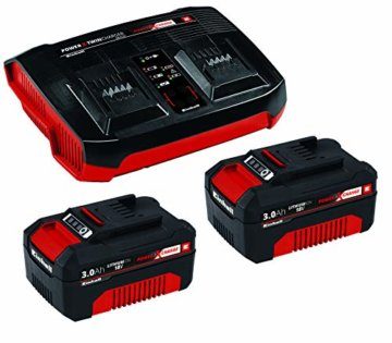 Einhell Akku-Kettensäge GE-LC 36/35 Li-Solo Power X-Change + Einhell 4512083 2X 3,0Ah & Twincharger PXC-Starter-Kit - 7
