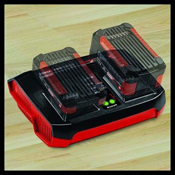 Einhell Akku-Kettensäge GE-LC 36/35 Li-Solo Power X-Change + Einhell 4512083 2X 3,0Ah & Twincharger PXC-Starter-Kit - 9