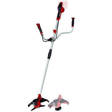 Einhell Akku-Sense AGILLO Power X-Change Rasentrimmer, 2 x 18 V, max. Drehzahl 6300 min-1, max. Schnittbreite 30 cm plus Dickichtmesser 255 Zubehör für Sensen - 2
