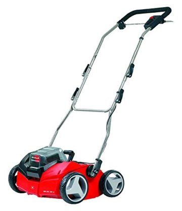 Einhell Akku Vertikutierer-Lüfter GE-SC 35/1 Li Solo Power X-Change (Lithium Ionen, 2 x 18 V, Arbeitsbreite 350 mm) + Lüfterwalze passend für Vertikuterer GE-SC 35 Li (1 Stück) - 2