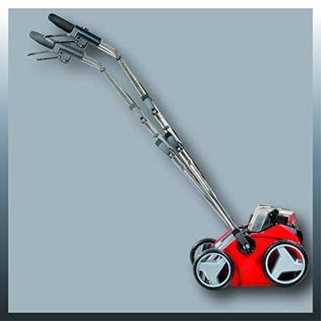 Einhell Akku Vertikutierer-Lüfter GE-SC 35/1 Li Solo Power X-Change (Lithium Ionen, 2 x 18 V, Arbeitsbreite 350 mm) + Lüfterwalze passend für Vertikuterer GE-SC 35 Li (1 Stück) - 5