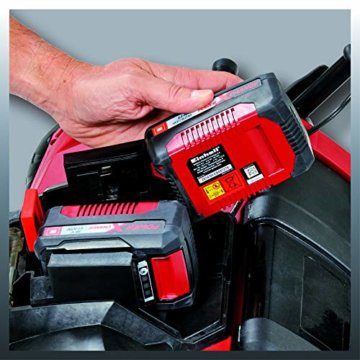 Einhell Akku Vertikutierer-Lüfter GE-SC 35/1 Li Solo Power X-Change (Lithium Ionen, 2 x 18 V, Arbeitsbreite 350 mm) + Lüfterwalze passend für Vertikuterer GE-SC 35 Li (1 Stück) - 9