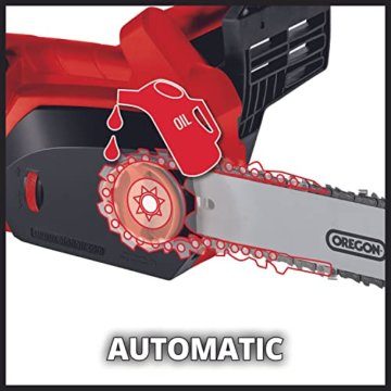 Einhell Elektro-Kettensäge GH-EC 1835 (1.800 W., robustes Schwert und scharfe Kette, werkzeuglose Kettenspannung und Kettenwechsel, Metallgetriebe, autom. Kettenschmierung) - 3