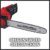 Einhell Elektro-Kettensäge GH-EC 1835 (1.800 W., robustes Schwert und scharfe Kette, werkzeuglose Kettenspannung und Kettenwechsel, Metallgetriebe, autom. Kettenschmierung) - 4