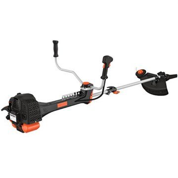 FUXTEC Profi Benzin Motorsense FX-PS152 – Profisense mit Faden und Komfort-Tragegurt – Rasentrimmer mit Antivibrationssystem – 2-Takt Freischneider Fadenspule - 2