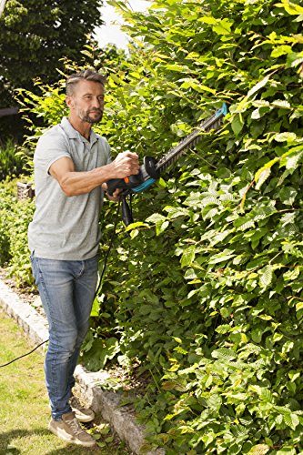 Gardena Elektro-Heckenschere EasyCut 420/45: Elektrische Heckenschere mit 420 W Motorleistung, 45 cm Messerlänge, 18 mm Messeröffnung, ergonomischer Griff und Anschlagschutz (9830-20) - 5