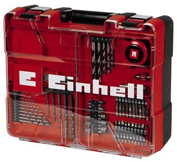 Einhell Akku-Schlagbohrschrauber-Set TE-CD 18/40 Li-i +64 (2x2,0 Ah) Power X-Change (Li-Ion, 18 V, 40 Nm, Drehzahl-Elektronik, 2-Gang-Getriebe, max. 24.000 min-1, inkl. Akkus, Ladegerät & Zubehör) - 4