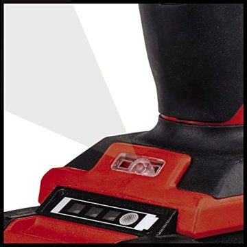 Einhell Akku-Schlagbohrschrauber-Set TE-CD 18/40 Li-i +64 (2x2,0 Ah) Power X-Change (Li-Ion, 18 V, 40 Nm, Drehzahl-Elektronik, 2-Gang-Getriebe, max. 24.000 min-1, inkl. Akkus, Ladegerät & Zubehör) - 6