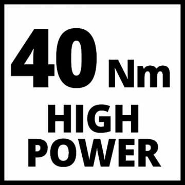 Einhell Akku-Schlagbohrschrauber-Set TE-CD 18/40 Li-i +64 (2x2,0 Ah) Power X-Change (Li-Ion, 18 V, 40 Nm, Drehzahl-Elektronik, 2-Gang-Getriebe, max. 24.000 min-1, inkl. Akkus, Ladegerät & Zubehör) - 9
