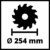 Einhell Tischkreissäge TC-TS 2225 U (max. 2200 W, Ø254 x ø30 mm Sägeblatt, Parallel-/Winkelanschlag, Softstart, neigbares Sägeblatt, Höhenverstellung bis 80 mm) - 11
