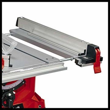 Einhell Tischkreissäge TC-TS 2225 U (max. 2200 W, Ø254 x ø30 mm Sägeblatt, Parallel-/Winkelanschlag, Softstart, neigbares Sägeblatt, Höhenverstellung bis 80 mm) - 5