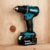 Makita DDF485Z Akku-Bohrschrauber 18 V (ohne Akku, ohne Ladegerät), Blau/Silber - 5