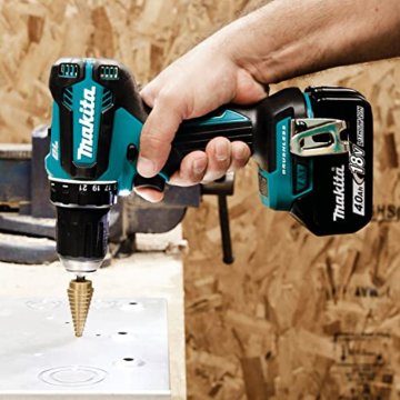 Makita DDF485Z Akku-Bohrschrauber 18 V (ohne Akku, ohne Ladegerät), Blau/Silber - 6