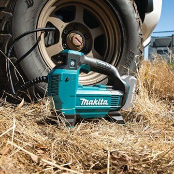 Makita DMP181Z Akku-Kompressor 11,1 bar 18V (ohne Akku, ohne Ladegerät), Petrol - 2