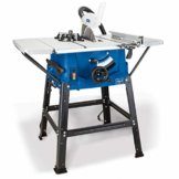 Scheppach Tischkreissäge HS100S (2000W, Schwarz, Blau, Sägeblatt Ø250mm, Schnitthöhe 85mm, Tischgröße mit Verbreiterung 642 x 940 mm, Tischhöhe 830mm) - 1