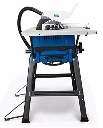 Scheppach Tischkreissäge HS100S (2000W, Schwarz, Blau, Sägeblatt Ø250mm, Schnitthöhe 85mm, Tischgröße mit Verbreiterung 642 x 940 mm, Tischhöhe 830mm) - 4
