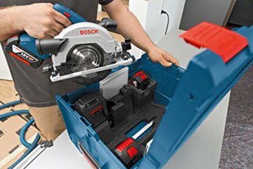Bosch Professional 18V System Akku Kreissäge GKS 18V-57 G (Sägeblatt-Ø: 165 mm, Schnitttiefe: 57 mm, ohne Akkus und Ladegerät, in L-BOXX) - 4