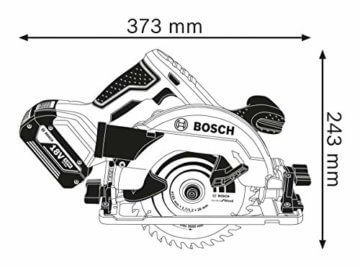 Bosch Professional 18V System Akku Kreissäge GKS 18V-57 G (Sägeblatt-Ø: 165 mm, Schnitttiefe: 57 mm, ohne Akkus und Ladegerät, in L-BOXX) - 7