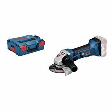 Bosch Professional 18V System Akku Winkelschleifer GWS 18-125 V-LI (Leerlaufdrehzahl: 10.000 min-1, Scheiben-Ø: 125 mm, ohne Akkus und Ladegerät, in L-BOXX) - 1