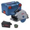 Bosch Professional BITURBO Akku Tauchkreissäge GKT 18V-52 GC (voreinstellbare Drehzahlstufen, inkl. Connectivity-Modul, ohne Akkus und Ladegerät, in L-Boxx 238) - 1