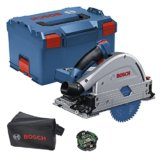 Bosch Professional BITURBO Akku Tauchkreissäge GKT 18V-52 GC (voreinstellbare Drehzahlstufen, inkl. Connectivity-Modul, ohne Akkus und Ladegerät, in L-Boxx 238) - 1