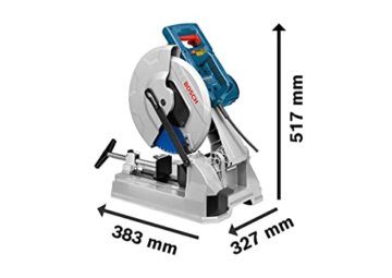 Bosch Professional Metalltrennsäge GCD 12 JL (1.500 min-1 Leerlaufdrehzahl, 20,0 kg Gewicht, Kreissägeblatt für Stahl) - 2
