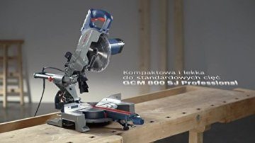 Bosch Professional Paneelsäge GCM 800 SJ (1.400 Watt, Sägeblatt-Ø: 216 mm, inkl. 1x Kreissägeblatt, Innensechskantschlüssel, in Karton) - 2